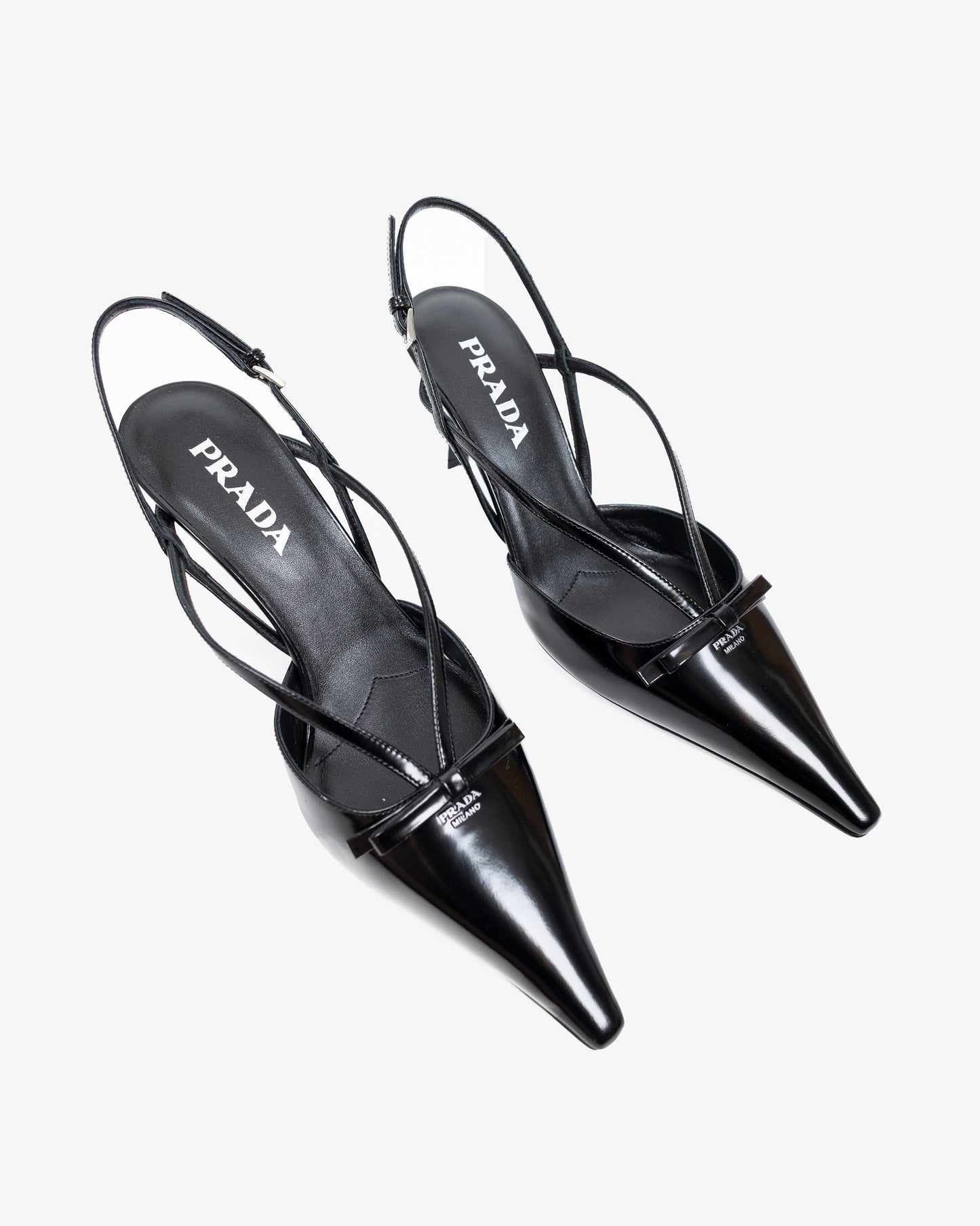 PRADA Open Hell Shoes Black