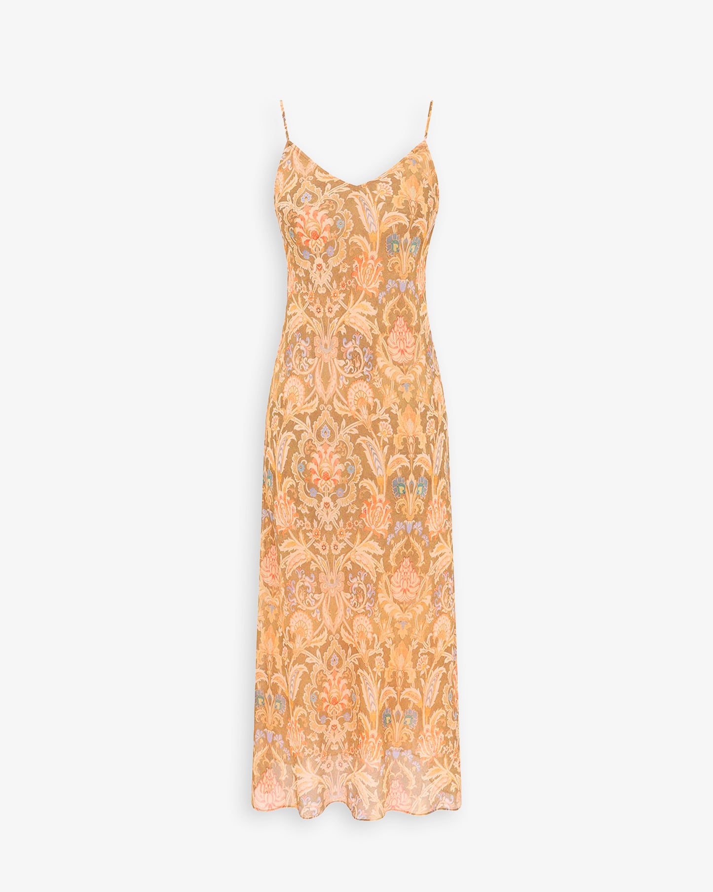 ZIMMERMANN Valiant Ruffle Wrap Dress Olive Toile