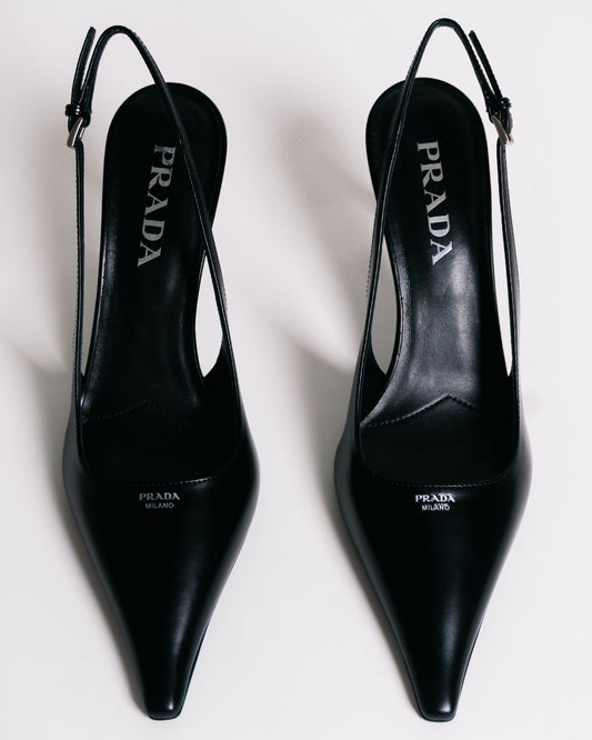 PRADA Open Hell Shoes Black
