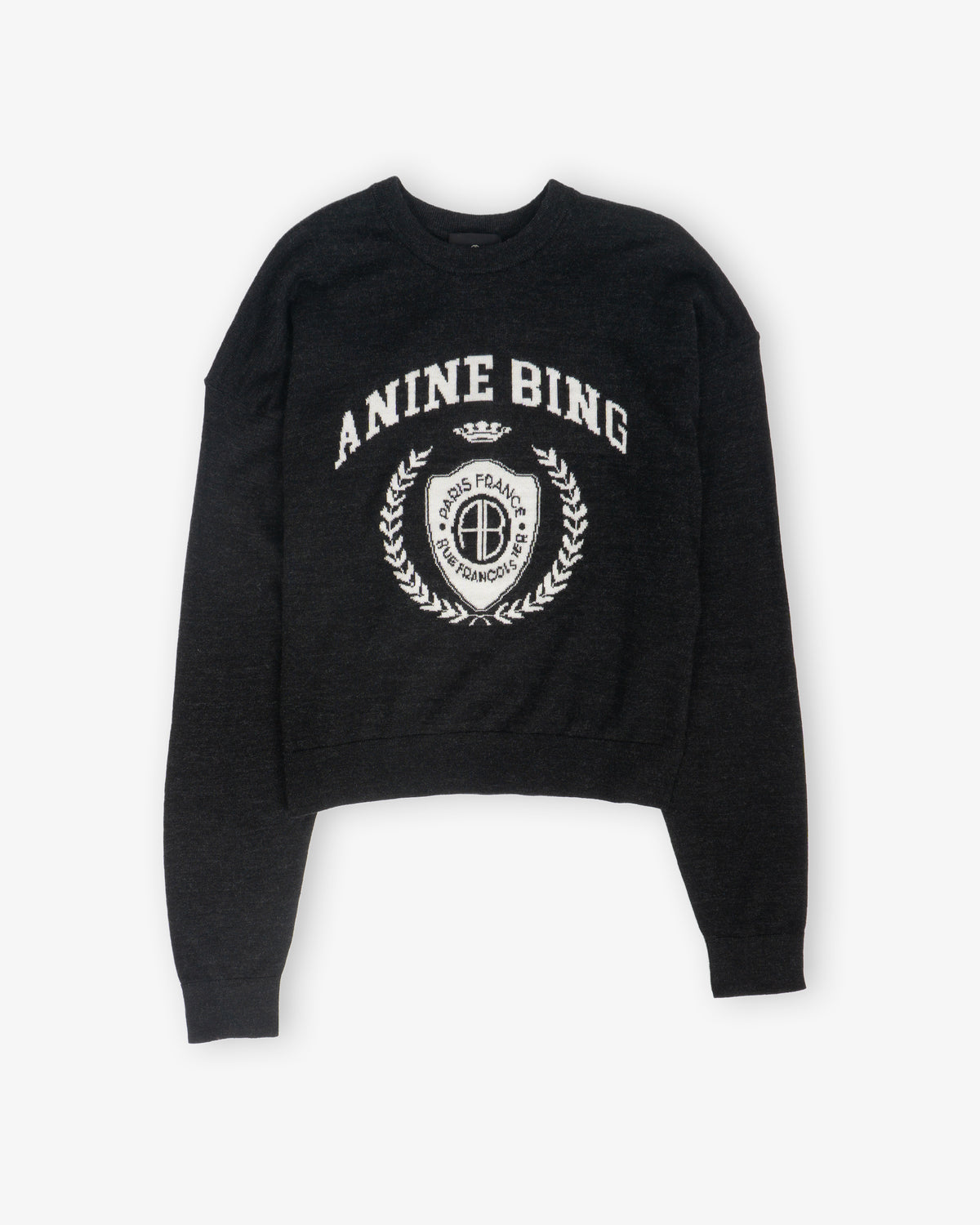 ANINE BING Mia Sweater Charcoal