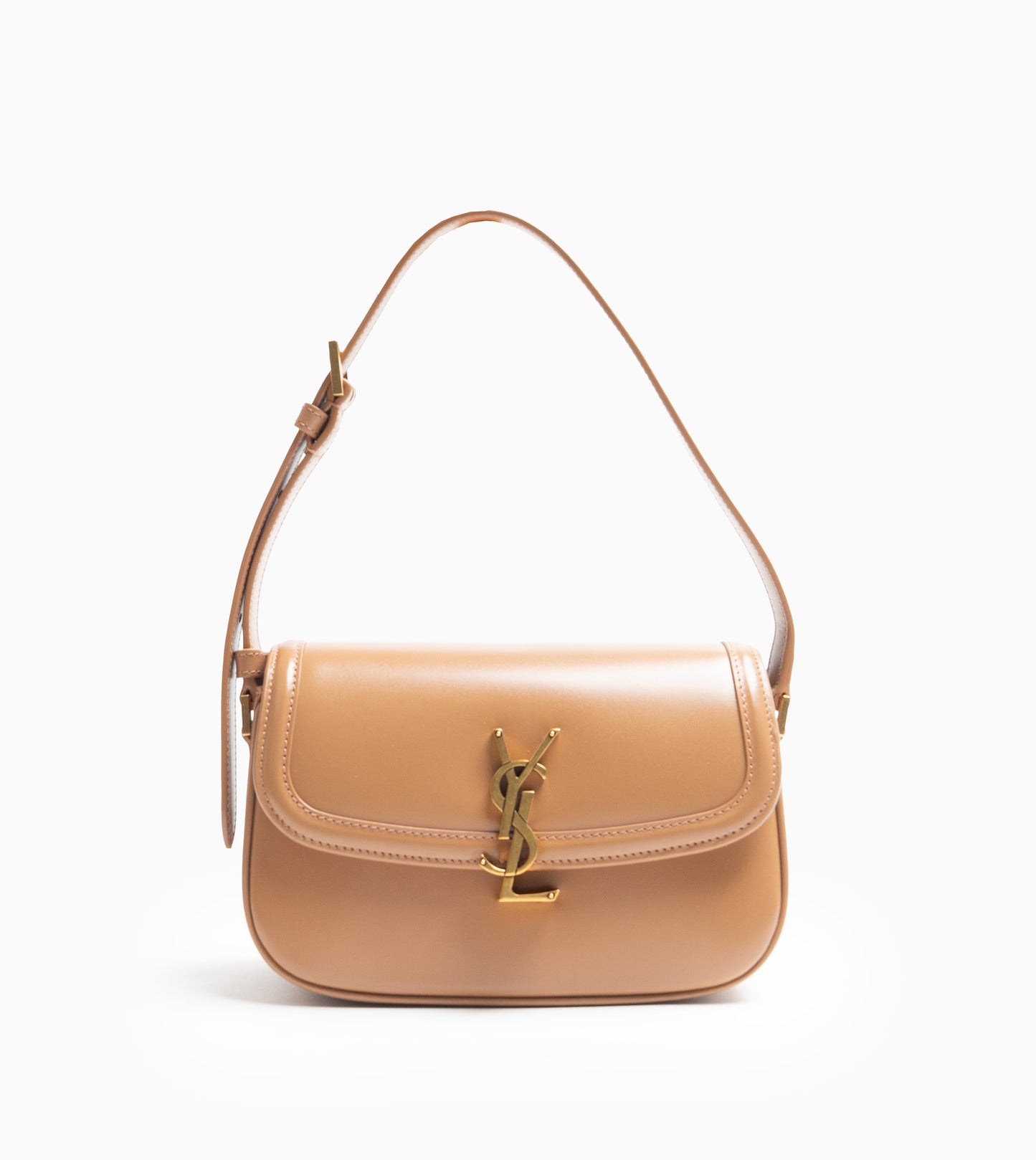 SAINT LAURENT MINI SOLFERINO CAMEL