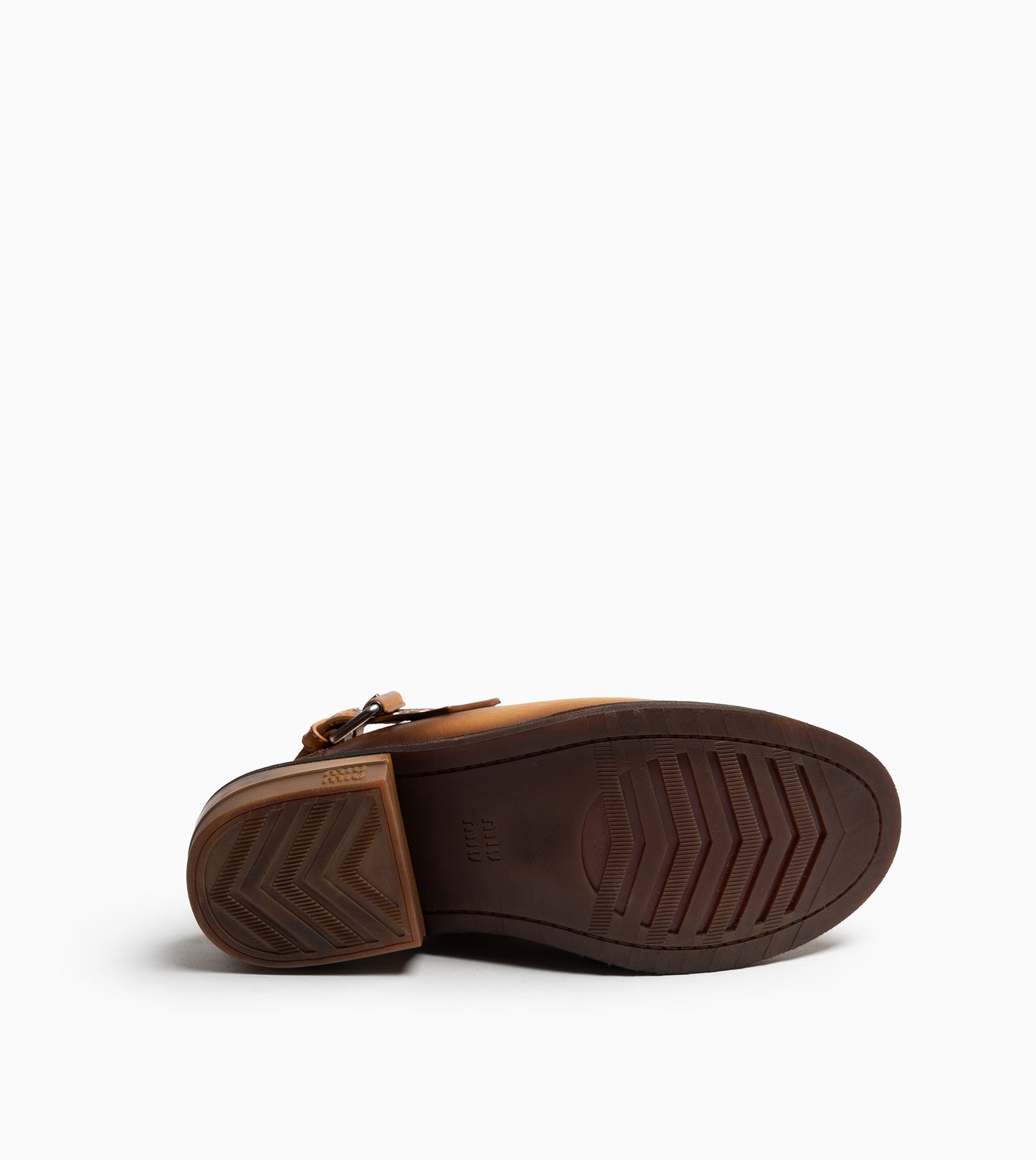 MIU MIU Open Heel Shoes Cuoio