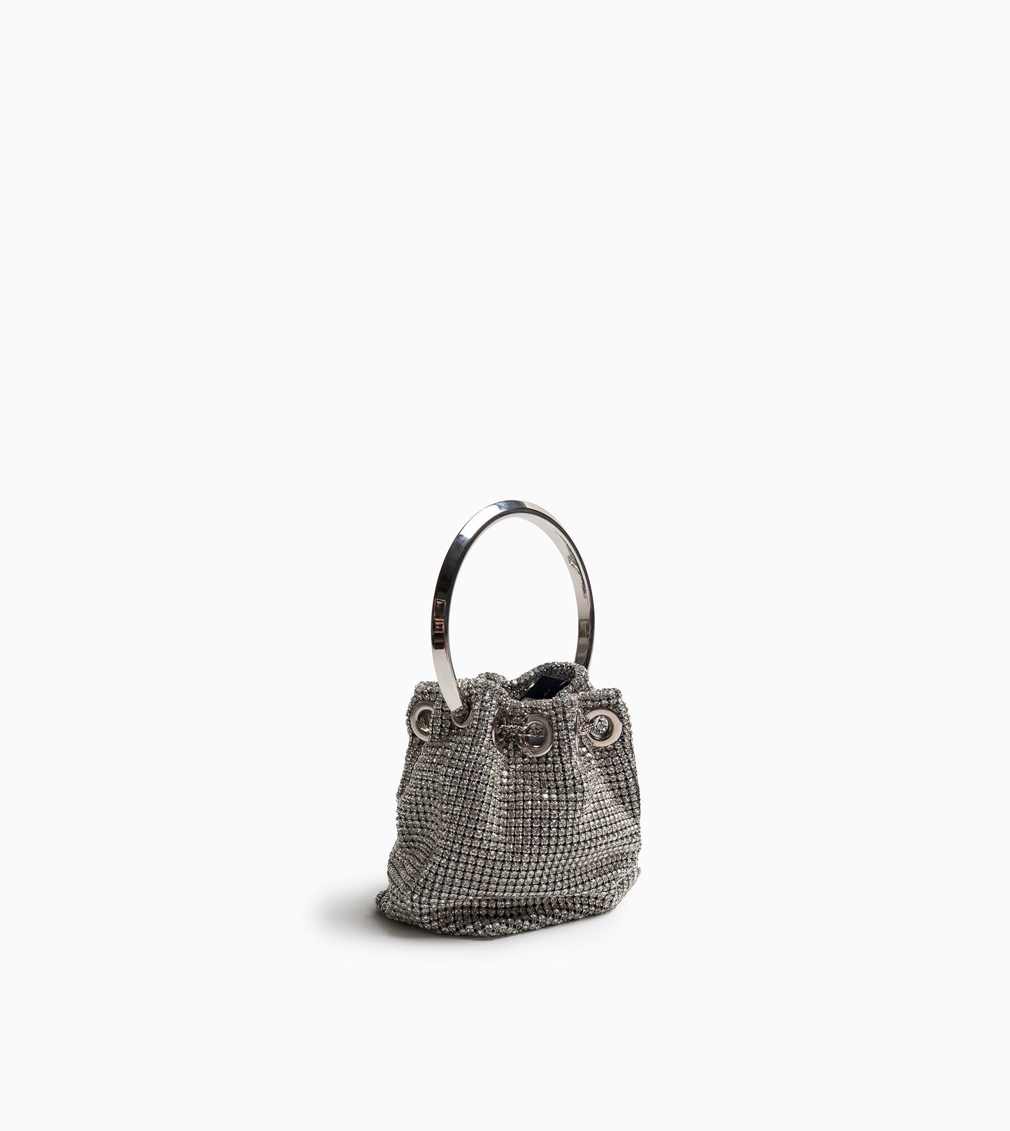 JIMMY CHOO Micro Bon Bon Silver