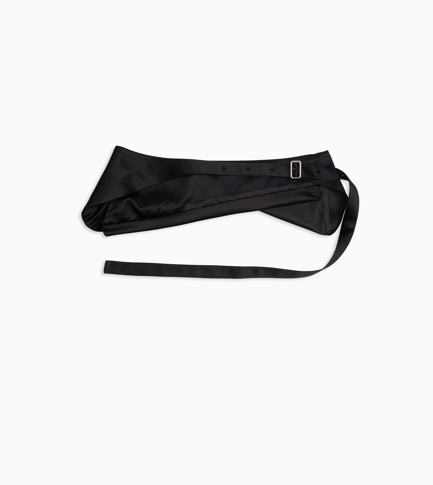 VICTORIA BECKHAM Basque Detail Waist Belt Black