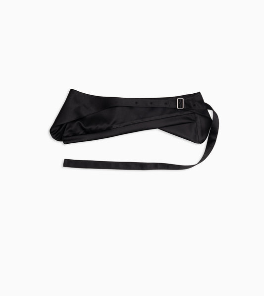 VICTORIA BECKHAM Basque Detail Waist Belt Black
