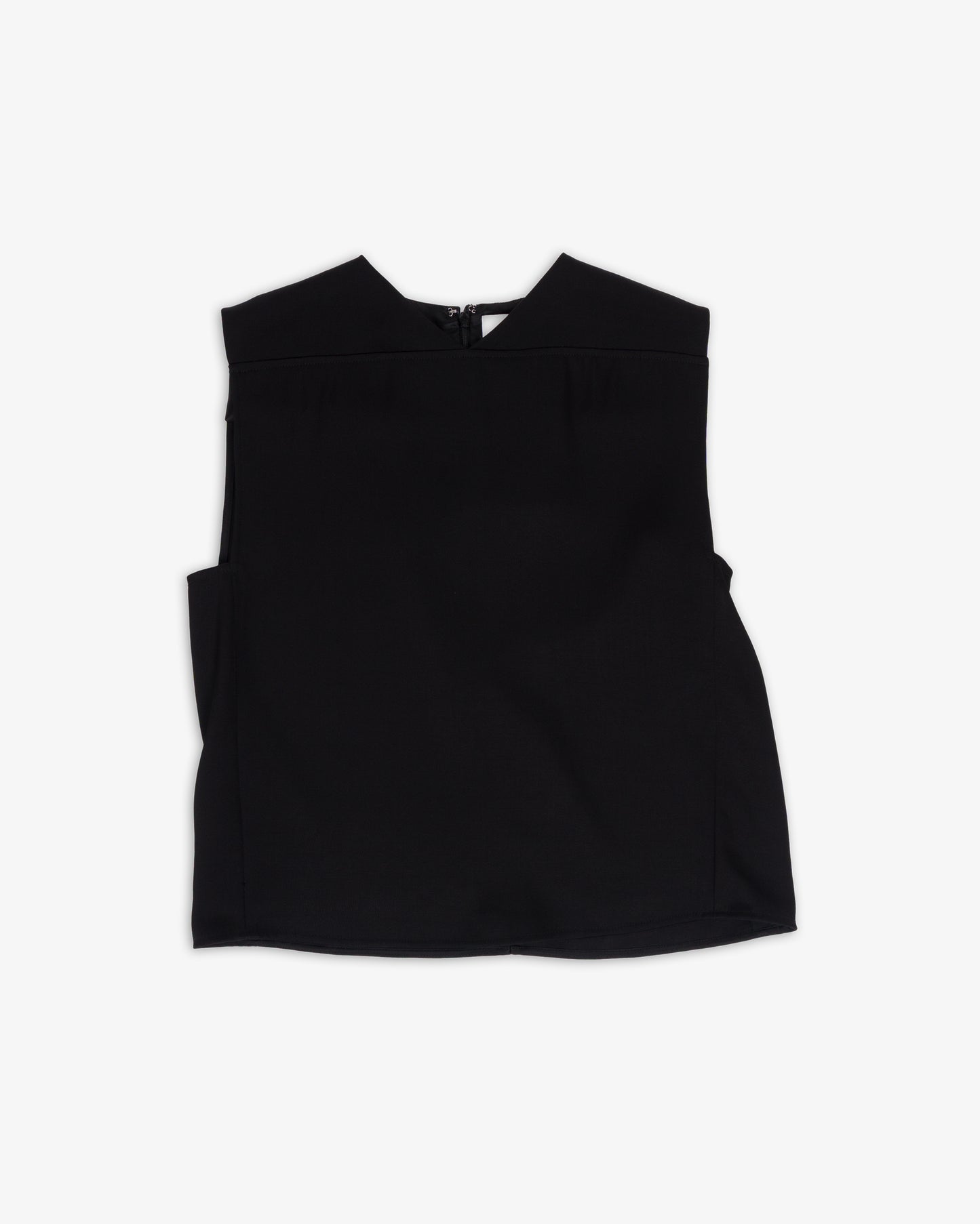 LOULOU DE SAISON Daika Boxy V - Neck Top Black
