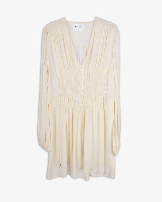 ISABEL MARANT Loriena Dress Ecru