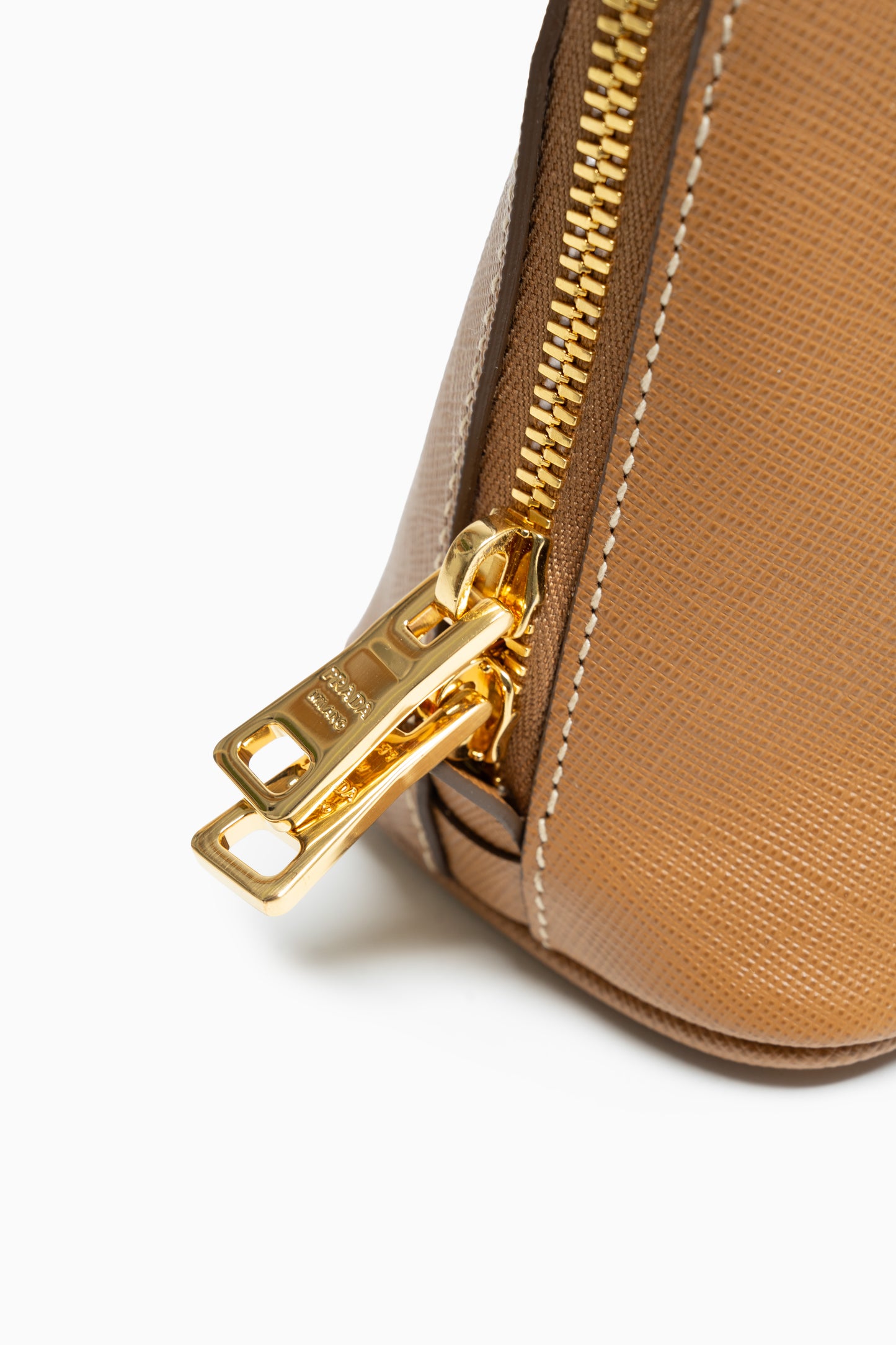 PRADA MINI PROMENADE BAG CARAMELO