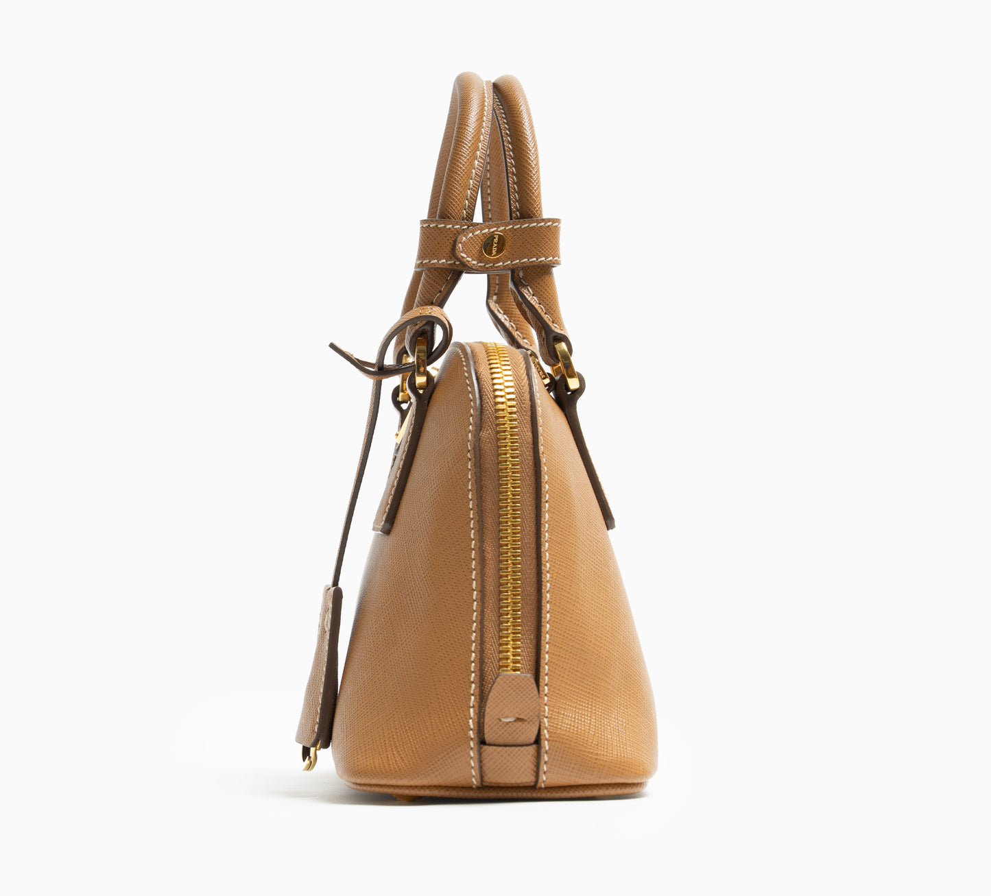 PRADA MINI PROMENADE BAG CARAMELO