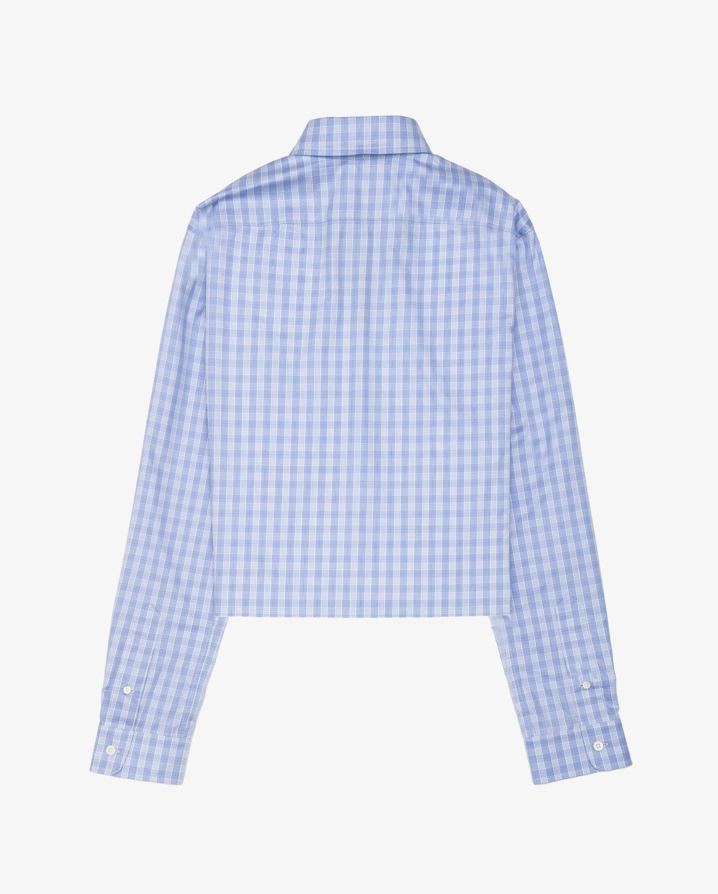 MIU MIU Mother of Pearl Cropped Shirt