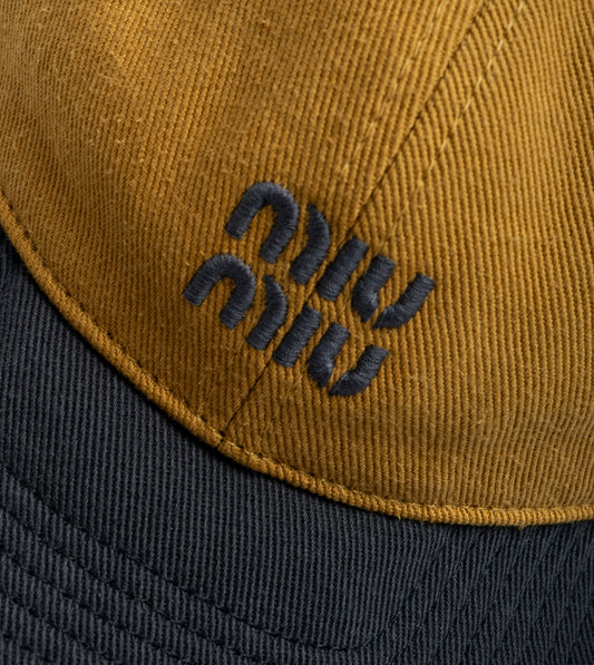 MIU MIU Hat Topazio antracite