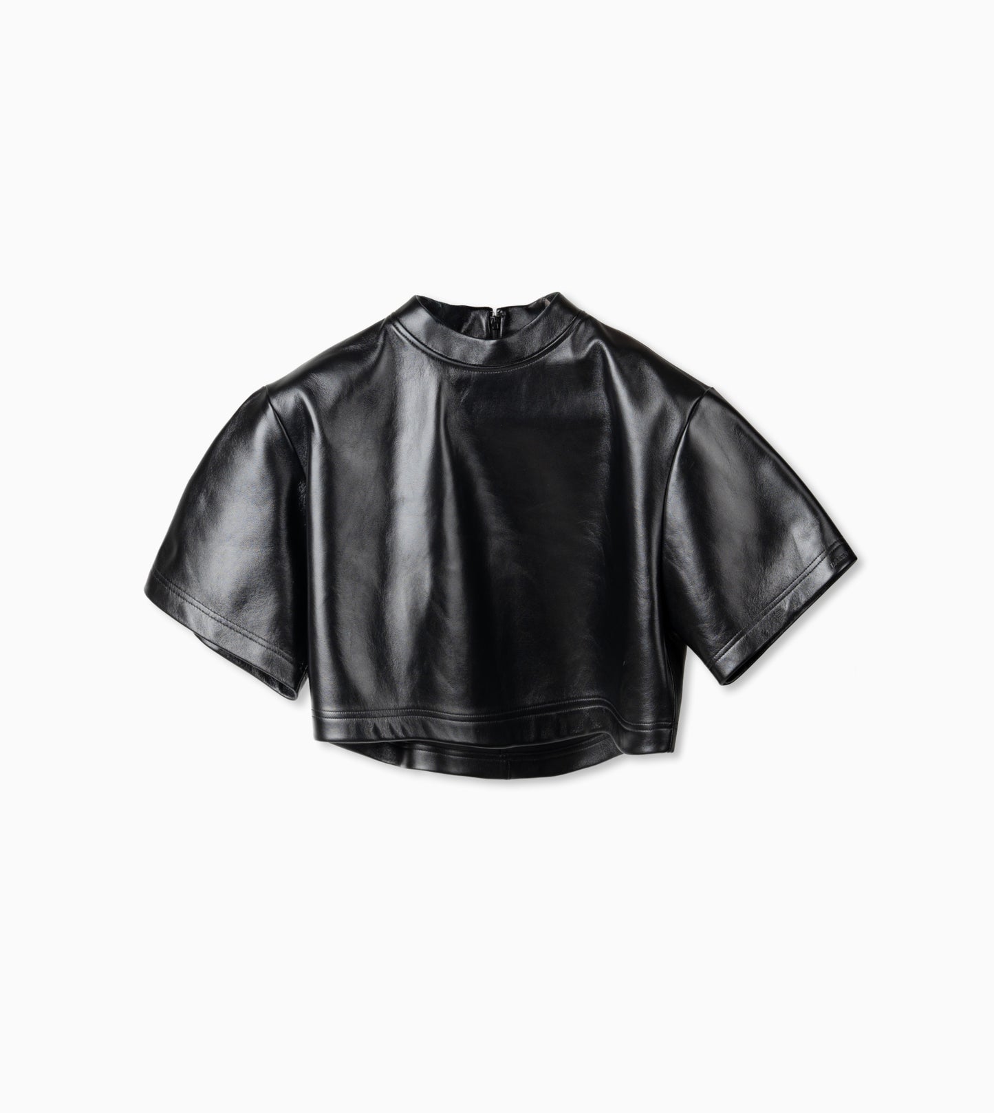 BALENCIAGA Cropped T-Shirt Black