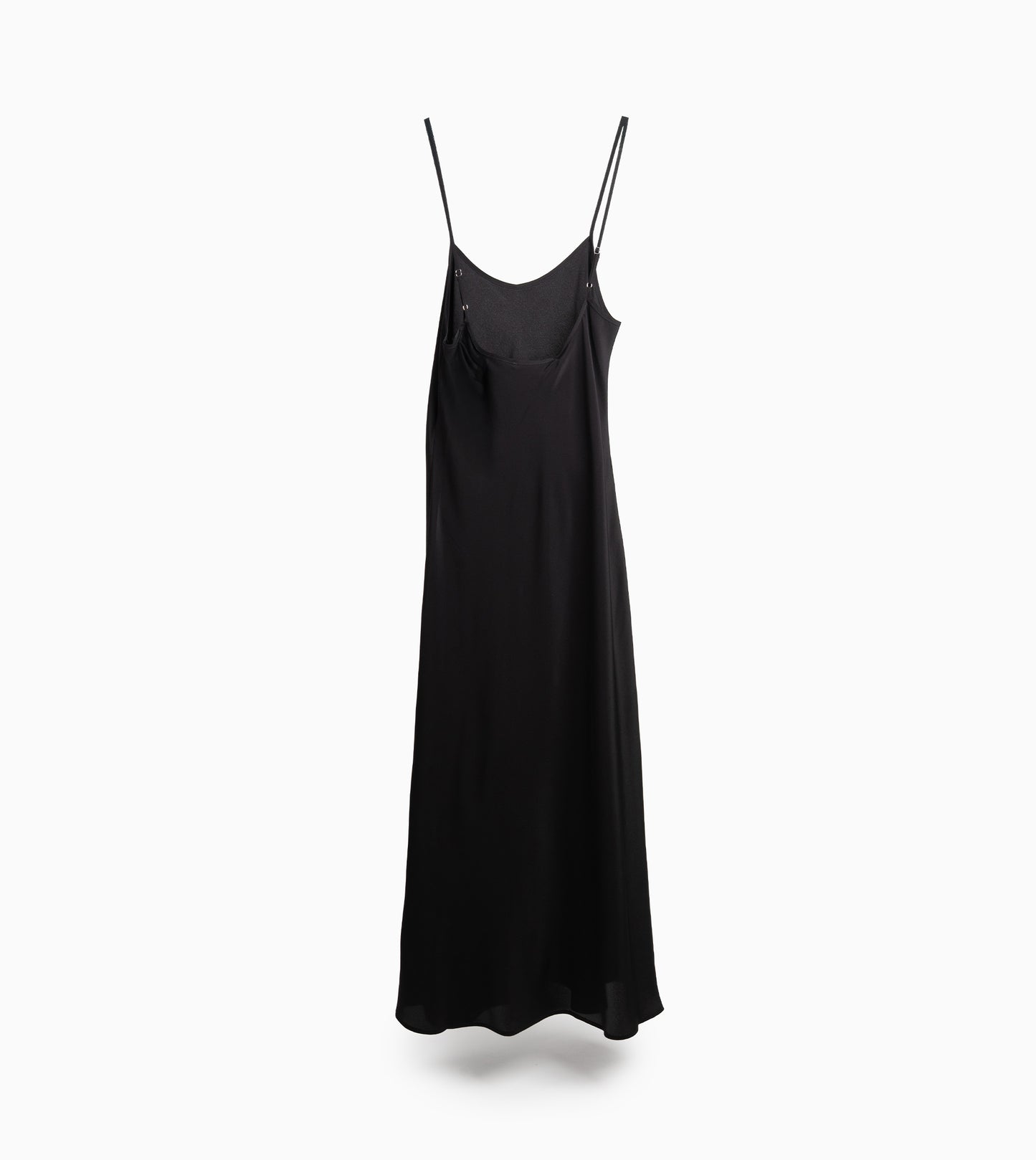 VICTORIA BECKHAM Scoop Neck Midi Dress Black