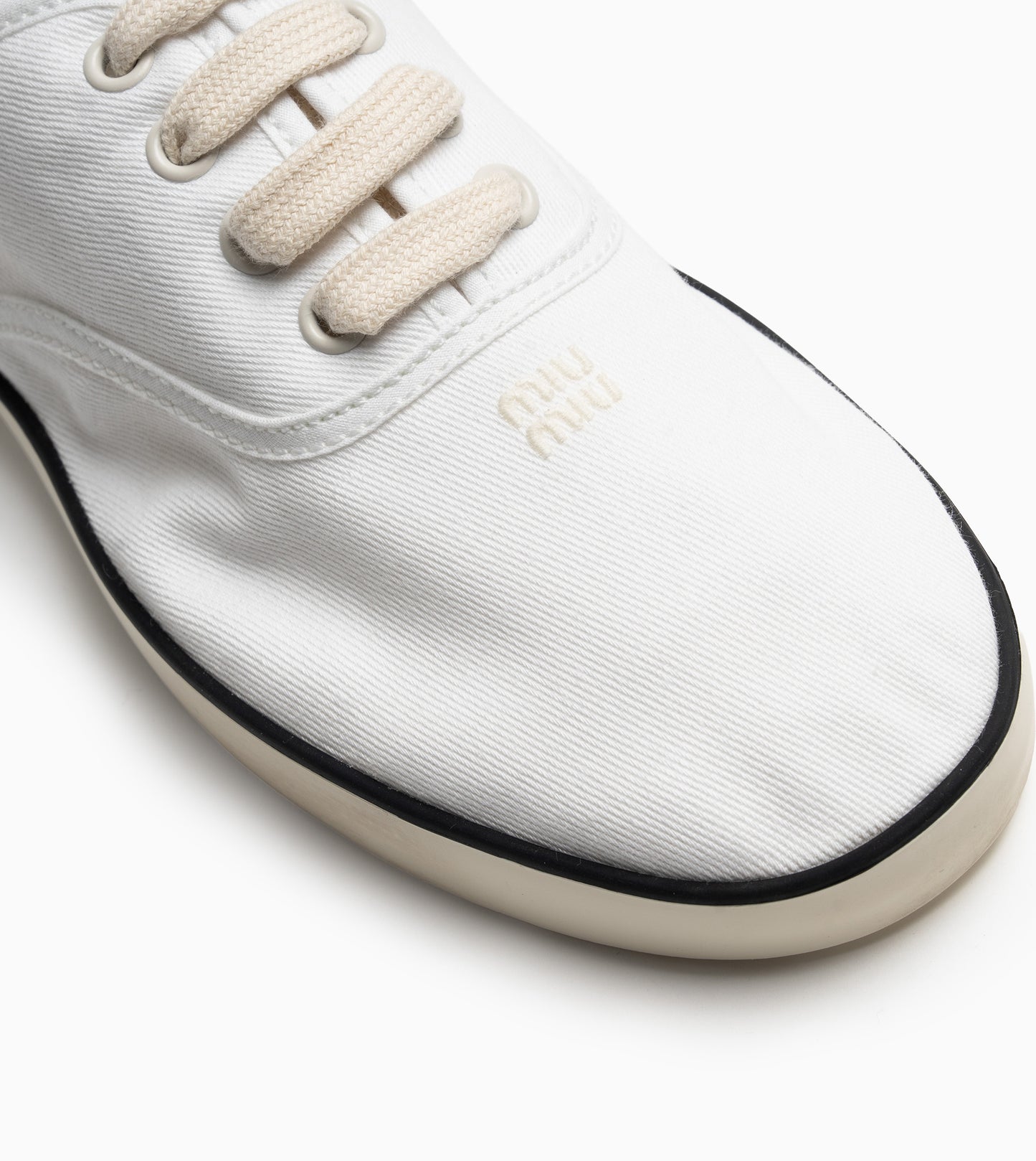 MIU MIU Drill Shoes White