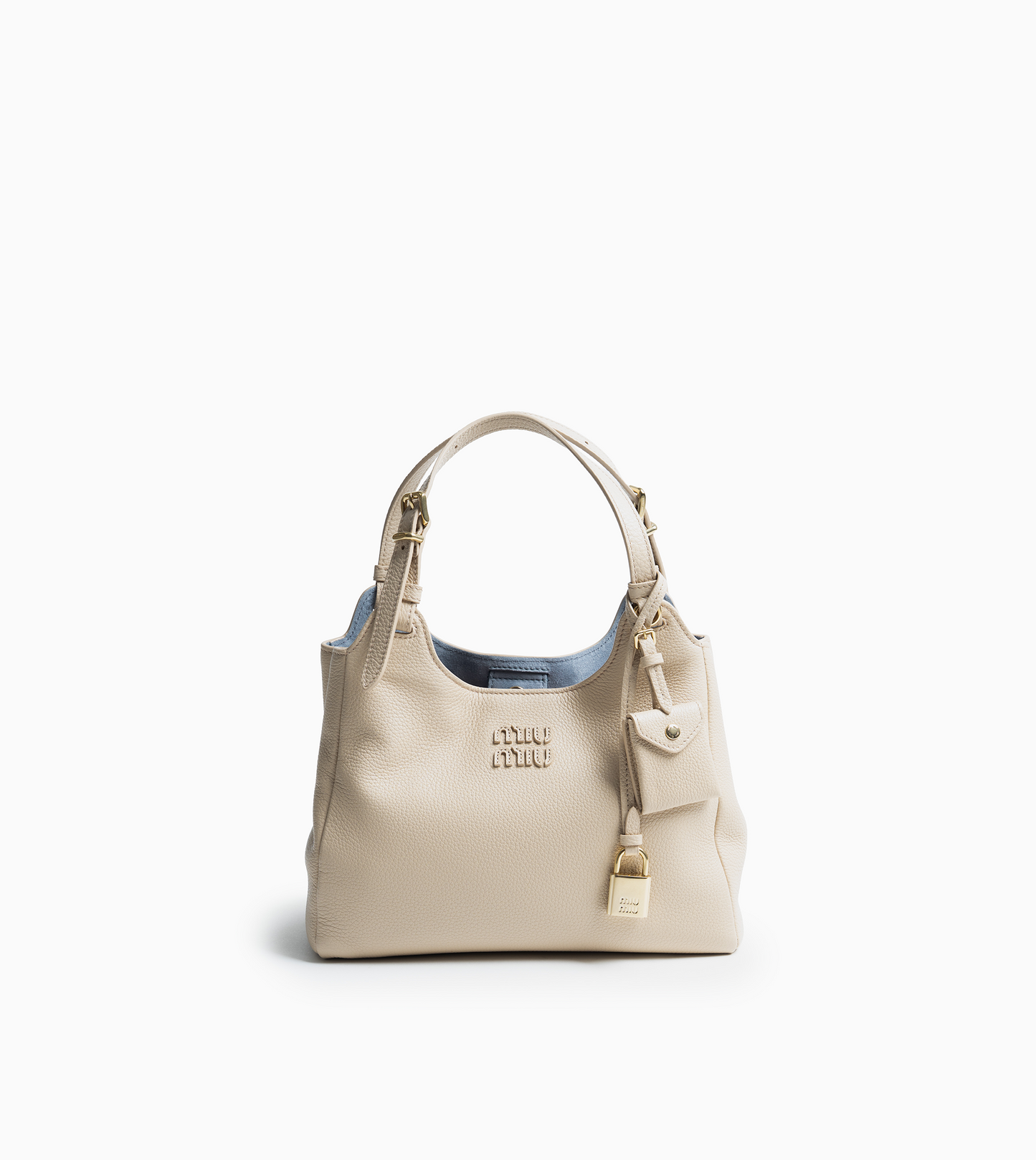 MIU MIU Handbag Vitello Piedra