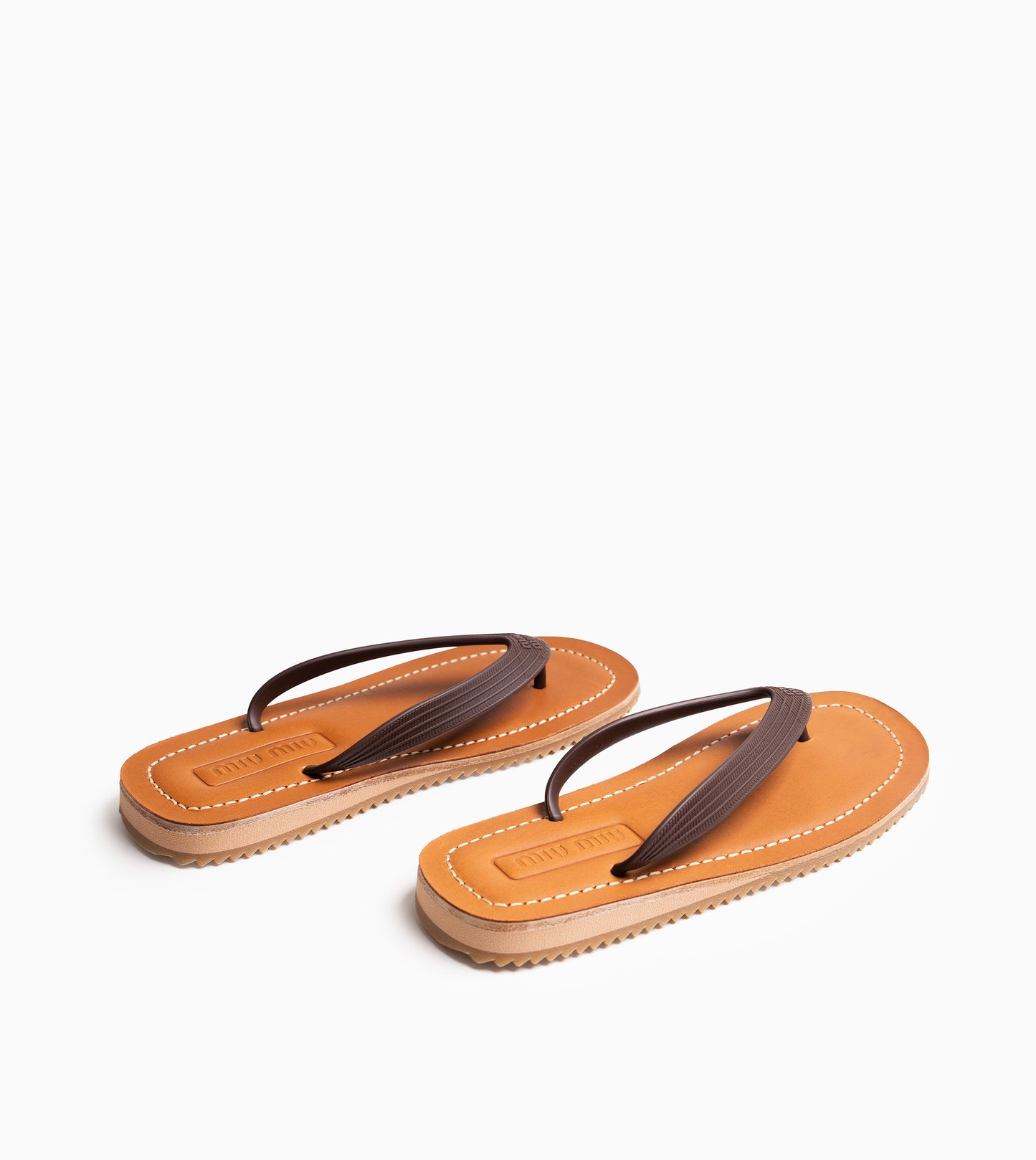 MIU MIU Thongs Brown