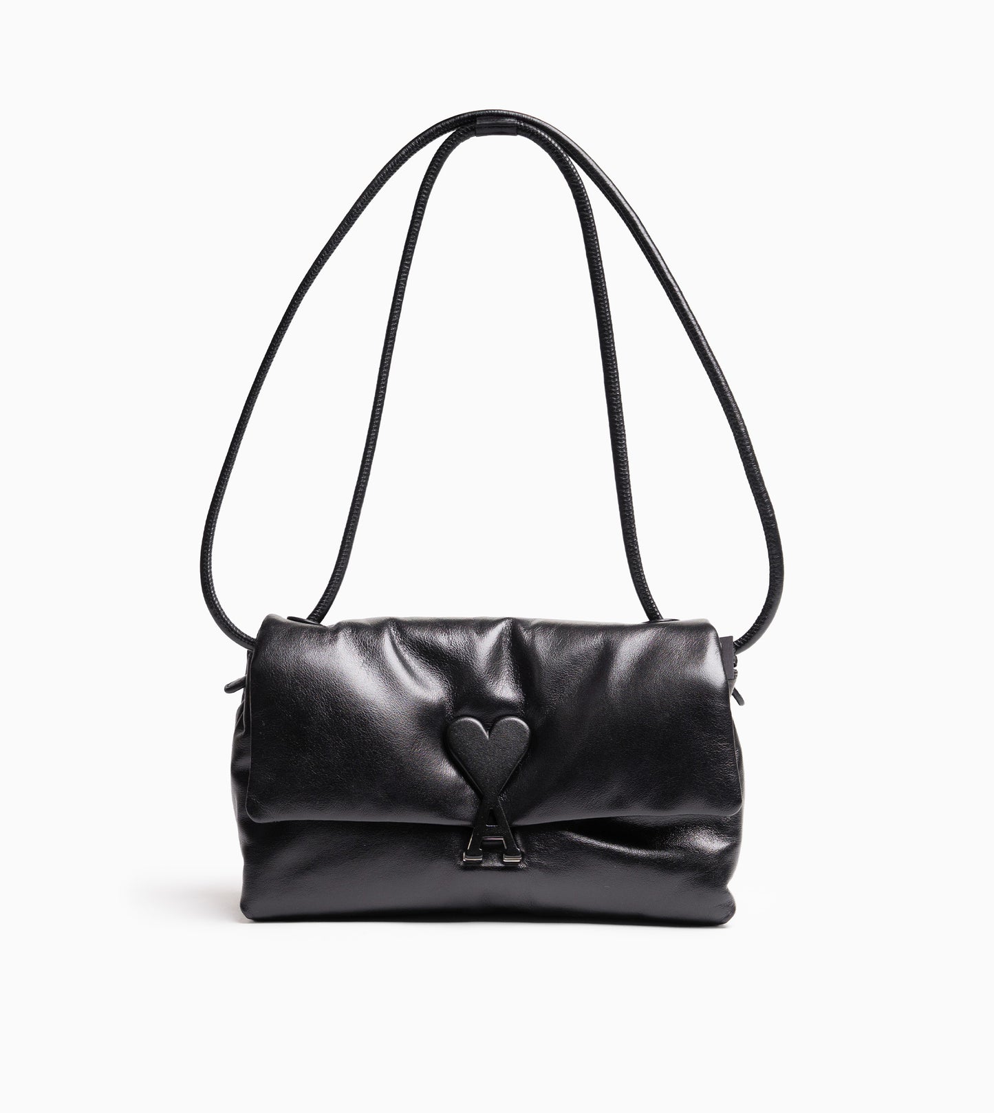 AMI PARIS Lisse Voulez Vous Bag Black