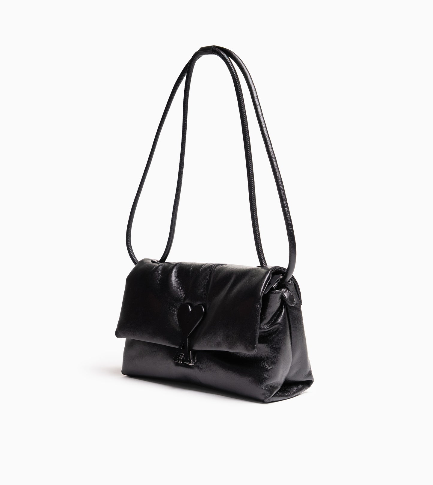 AMI PARIS Lisse Voulez Vous Bag Black