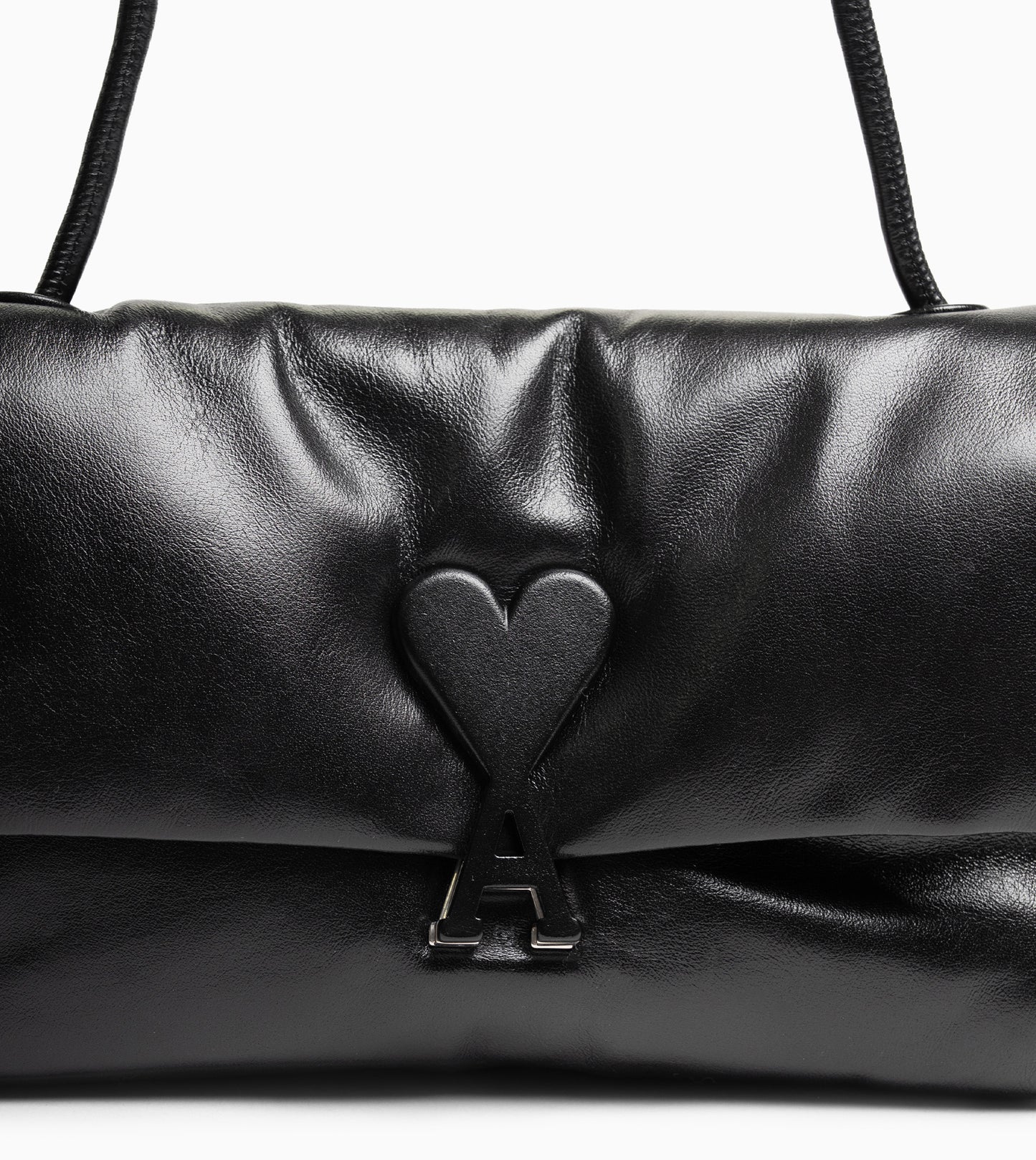 AMI PARIS Lisse Voulez Vous Bag Black
