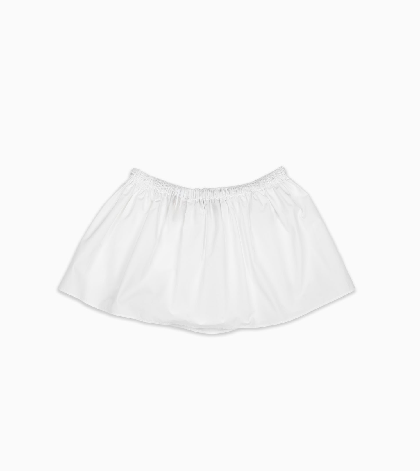 MIU MIU Popeline Skirt BIanco