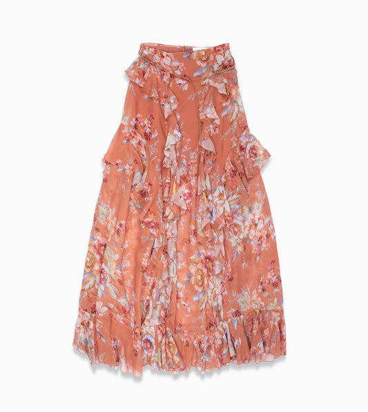 ZIMMERMANN Awaken Ruffle Skirt Multi