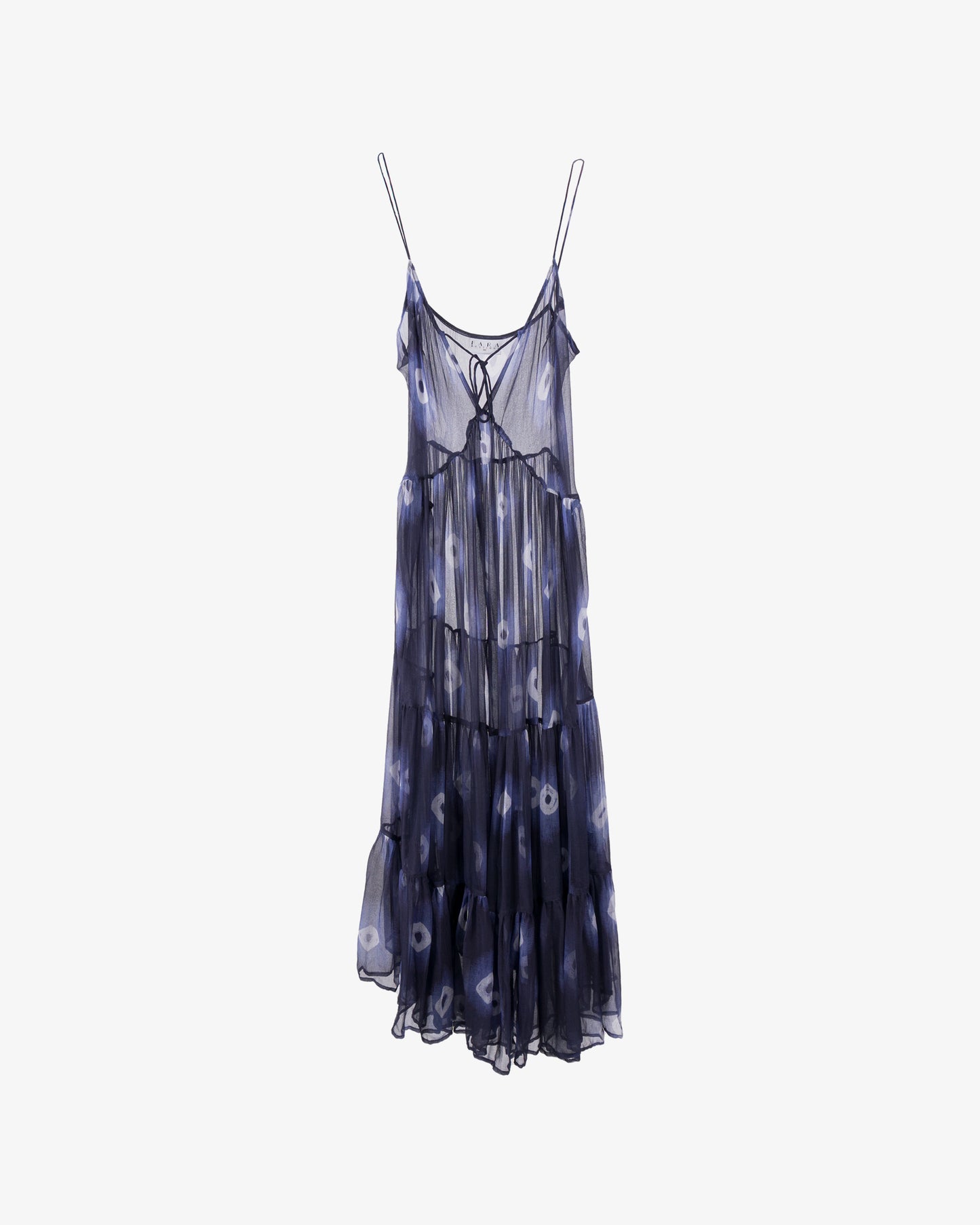 FARA Remi Maxi Dress Nvay Flower Tye Dye