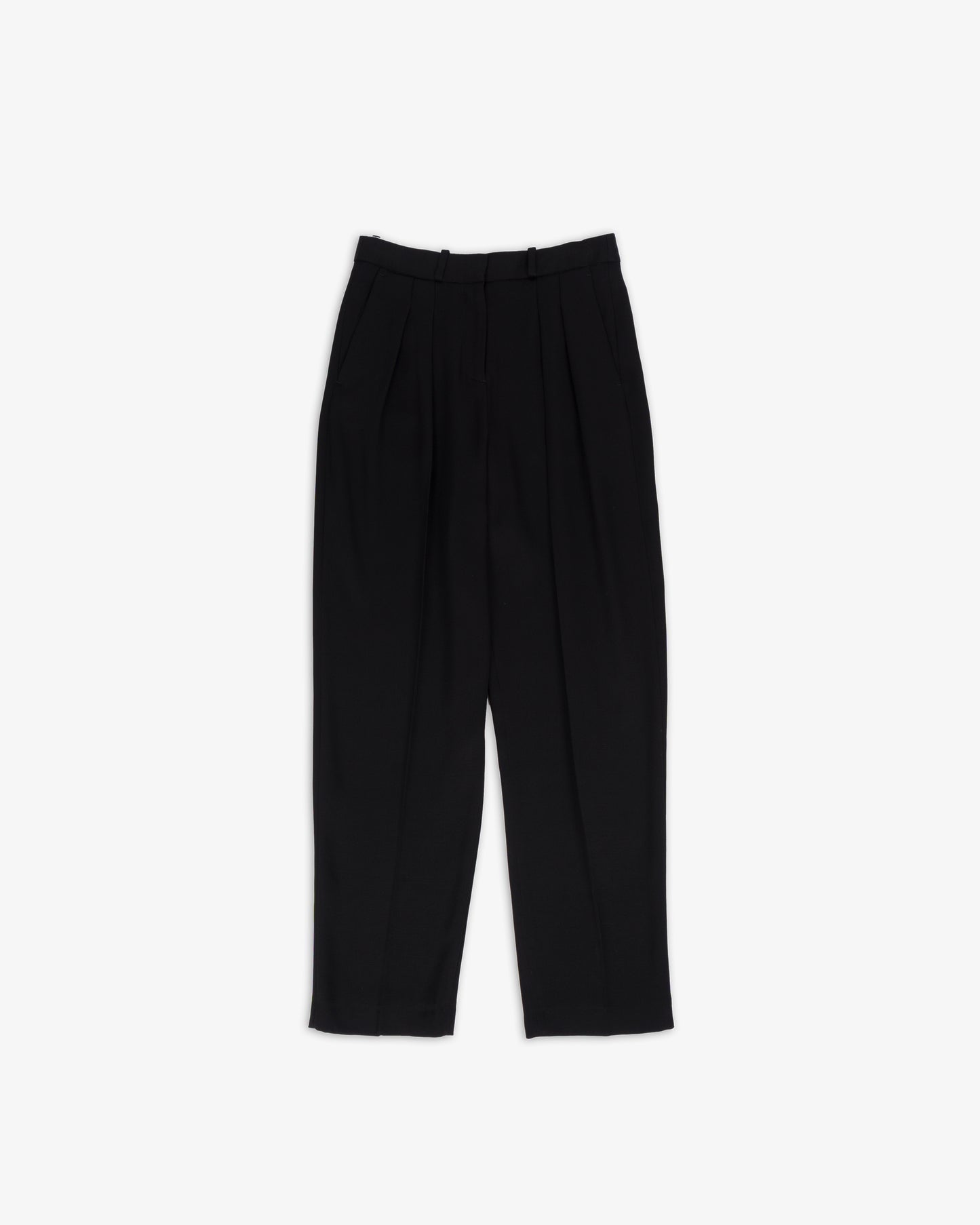 LOULOU DE SAISON Alio Pleated Tailored Pants Black