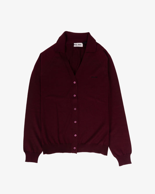 PRADA Pullover Amaranto & Crema