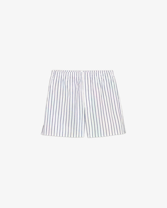 AMI PARIS Short Court Elasticated Shorts White
