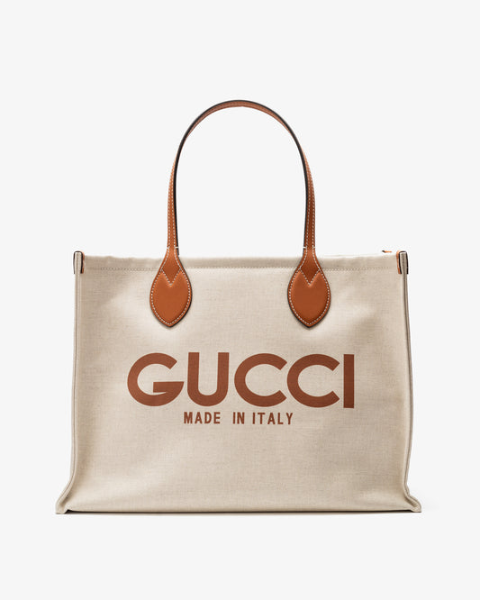 GUCCI Tote Bag With Logo Print