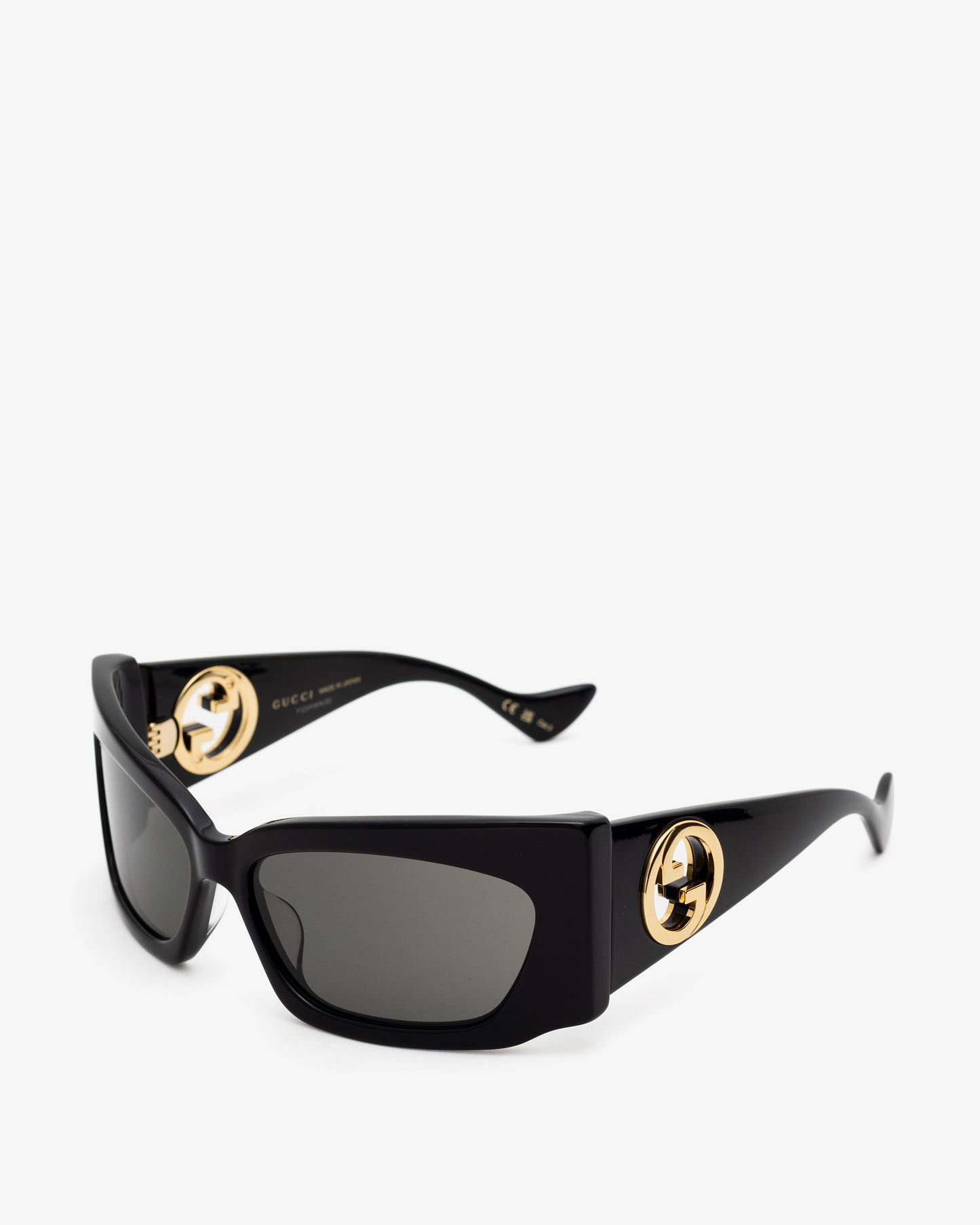 GUCCI Geometric Frame Sunglasses