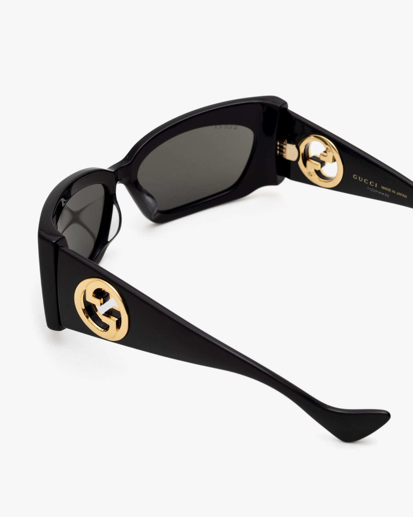 GUCCI Geometric Frame Sunglasses