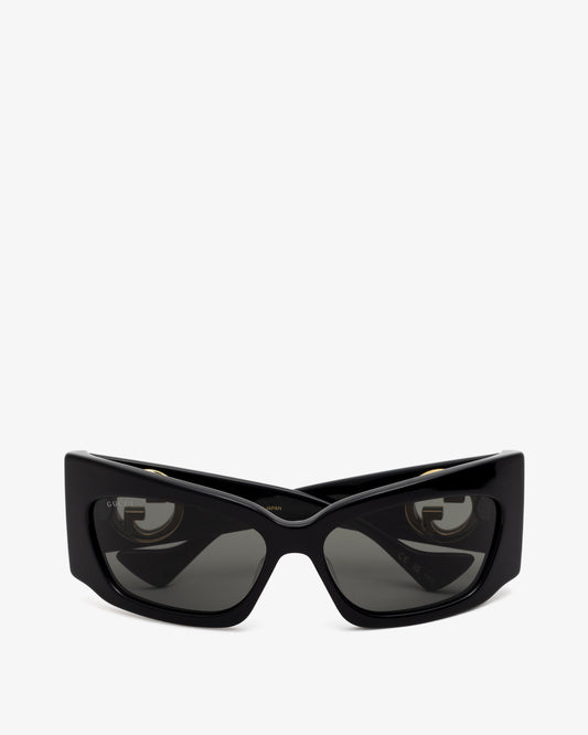 GUCCI Geometric Frame Sunglasses