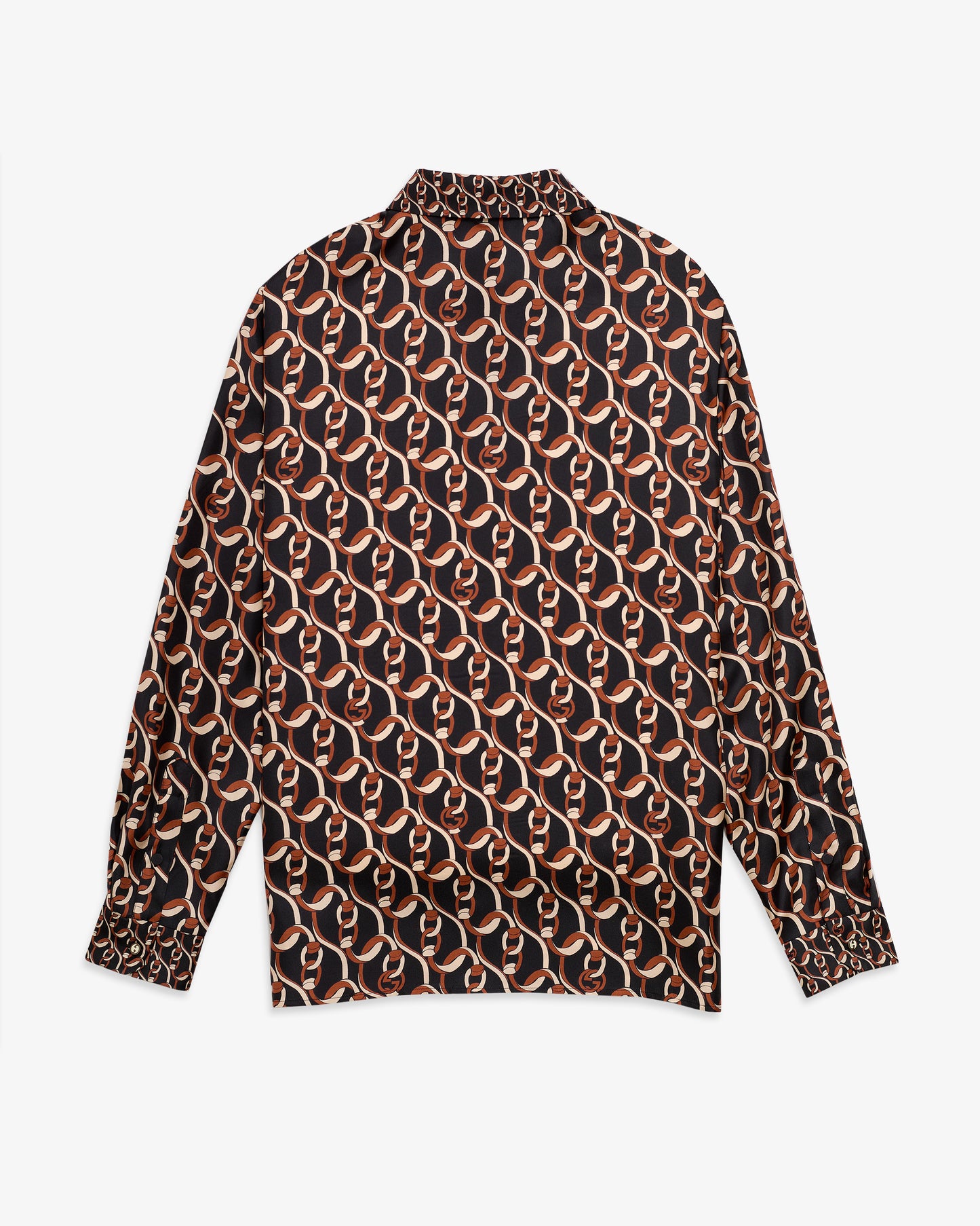 GUCCI Interlocking GG Print Shirt With Chains