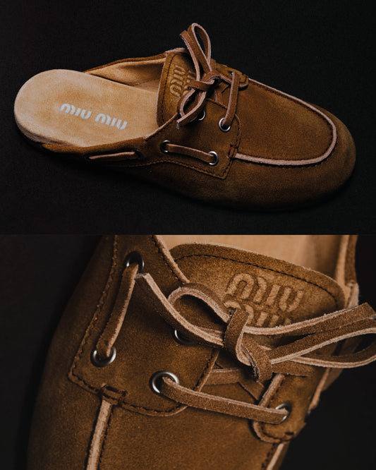 MIU MIU- Faded Suede