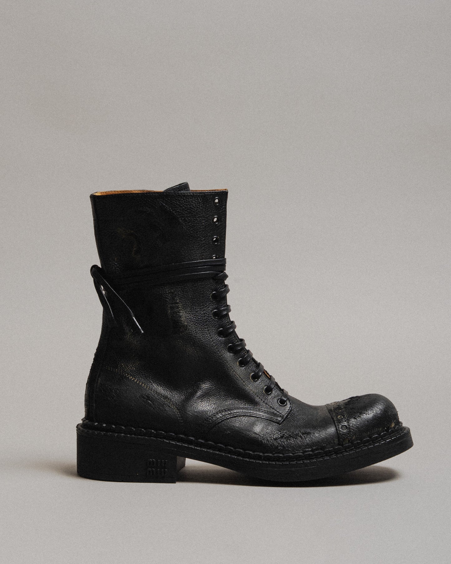 MIU MIU-Ankle BOOT BLACK