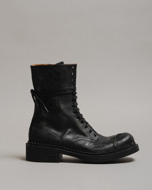 MIU MIU-Ankle BOOT BLACK