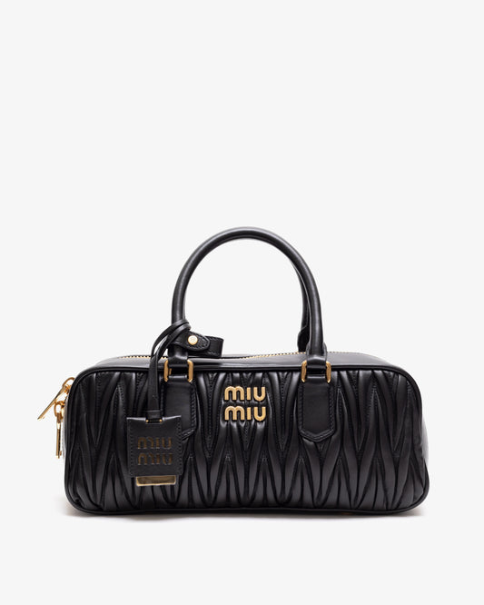 MIU MIU Arcadie bag in Matelassé nappa leather