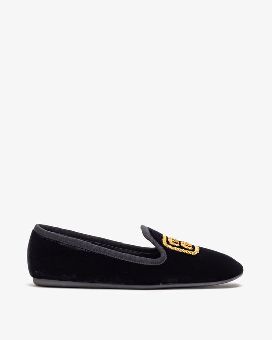 MIU MIU Velvet Slipper