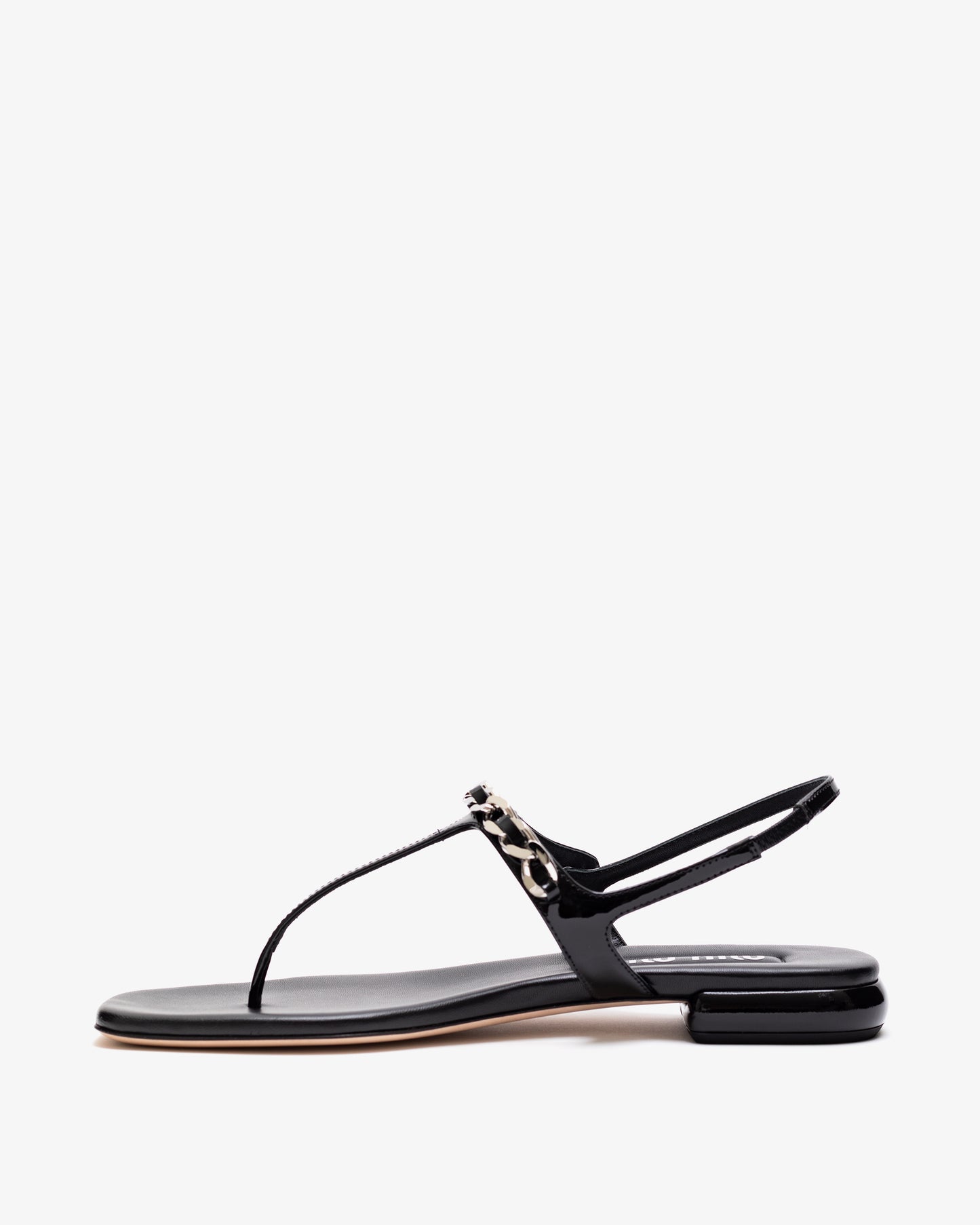 MIU MIU Patent Leather Toe Sandals