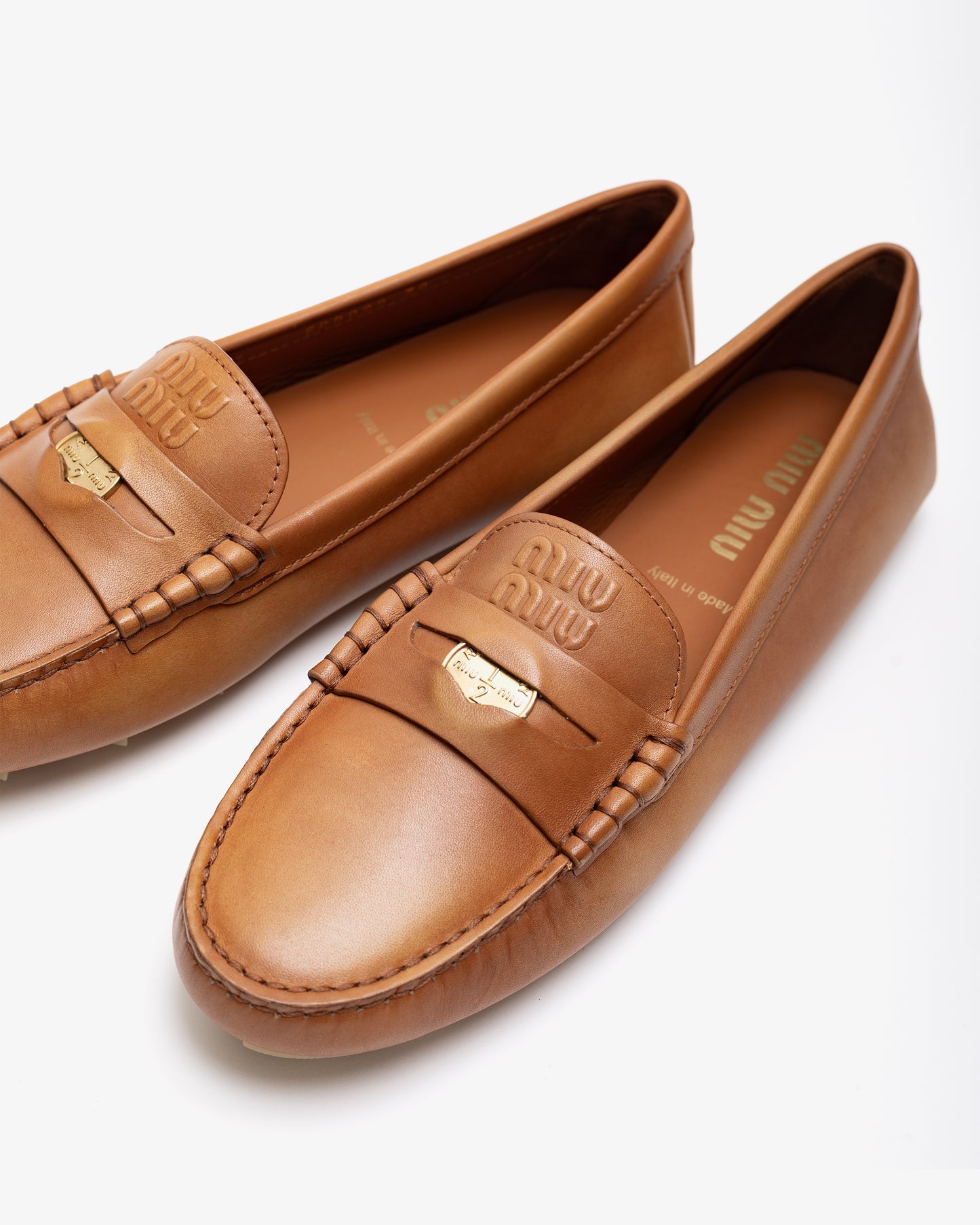 MIU MIU Penny Loafers