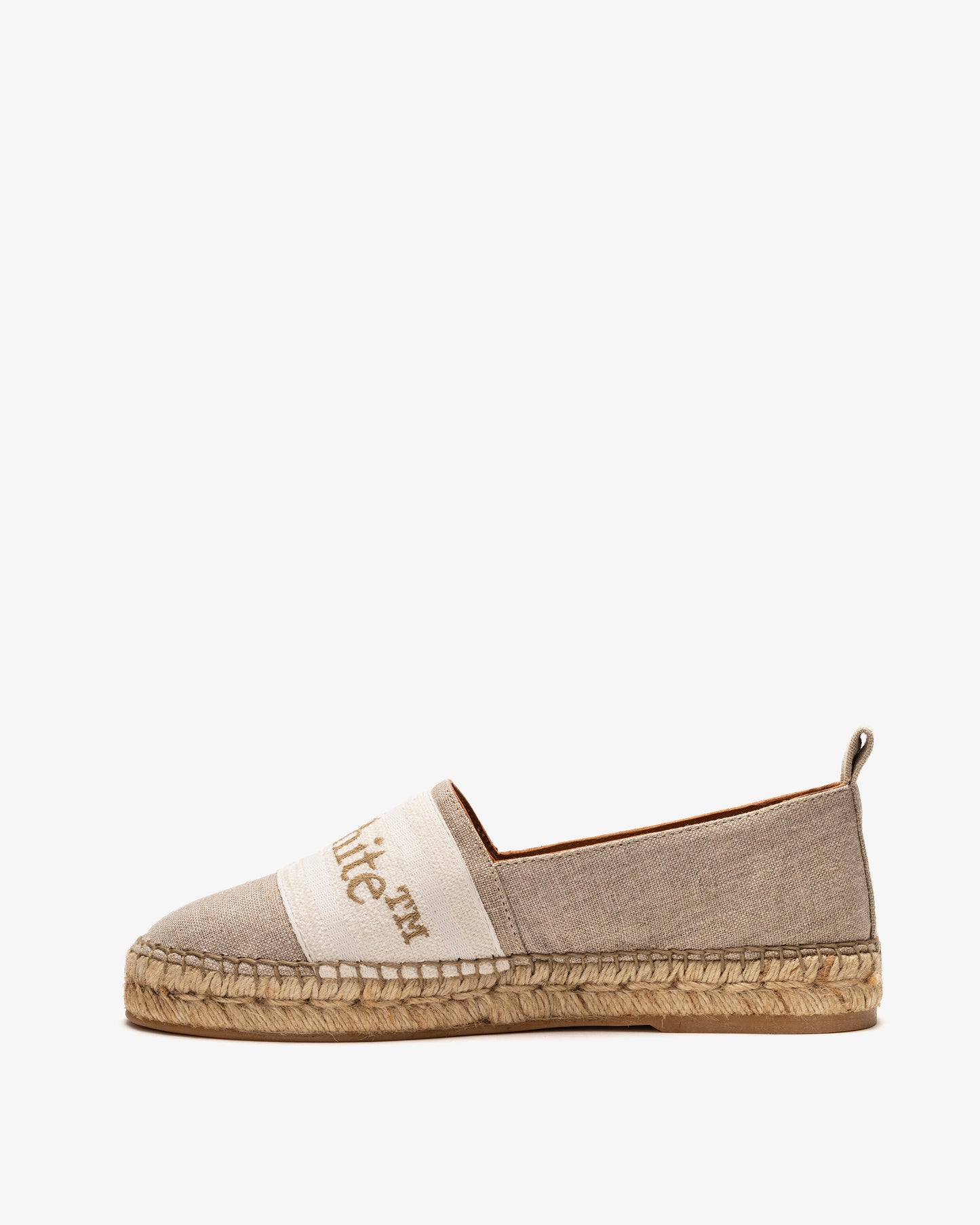 OFF-WHITE Bookish Linen Espadrillas