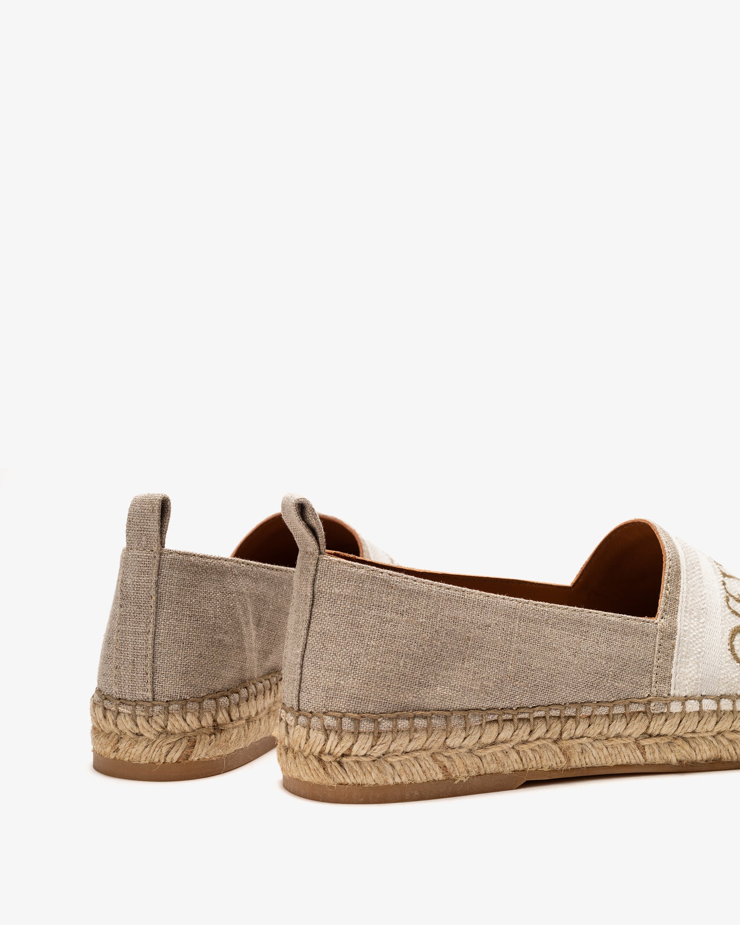 OFF-WHITE Bookish Linen Espadrillas