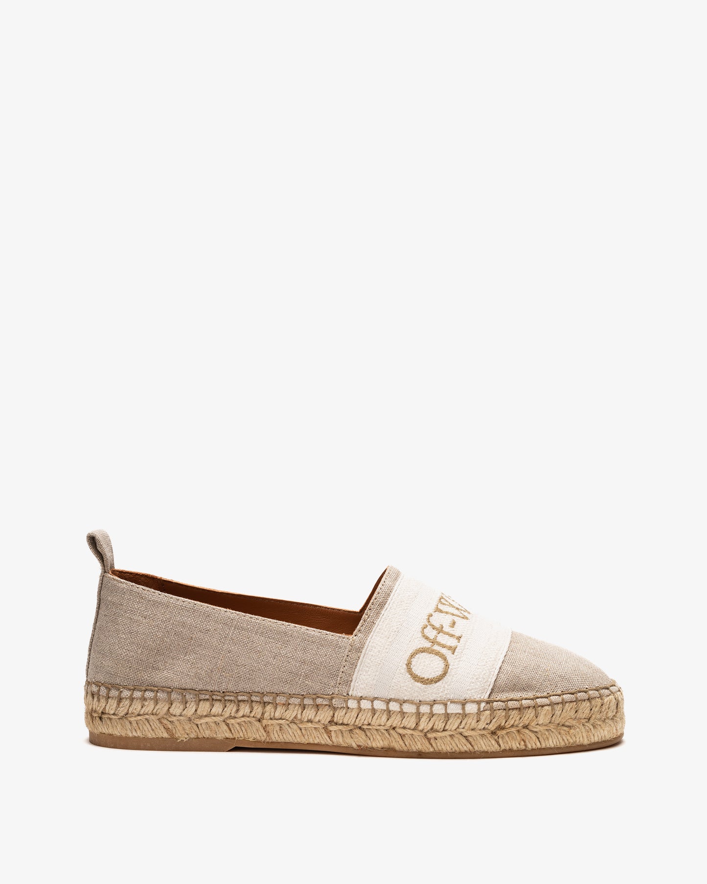 OFF-WHITE Bookish Linen Espadrillas