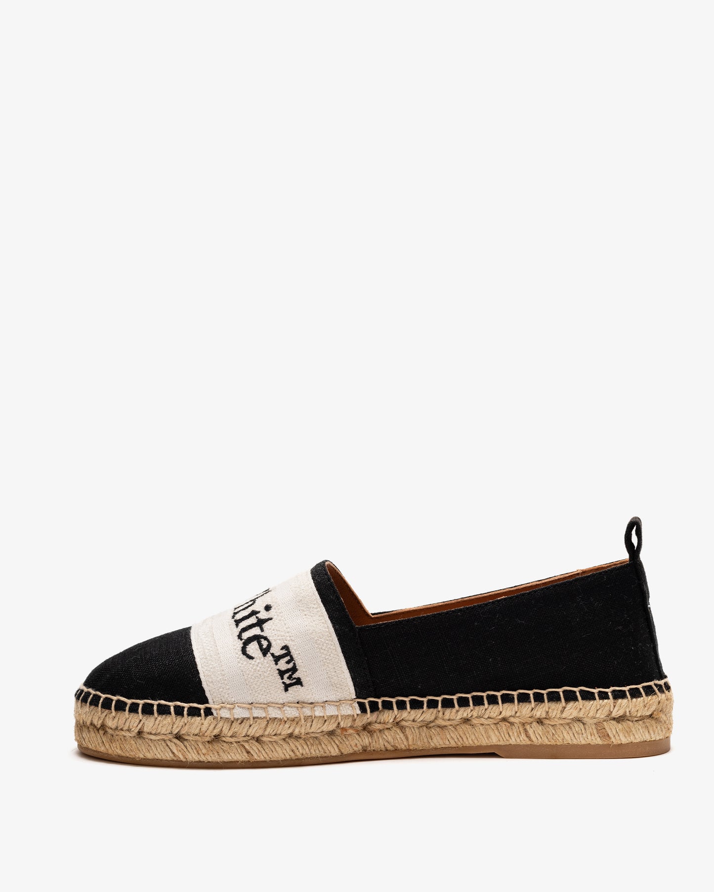 OFF-WHITE Bookish Linen Espadrillas