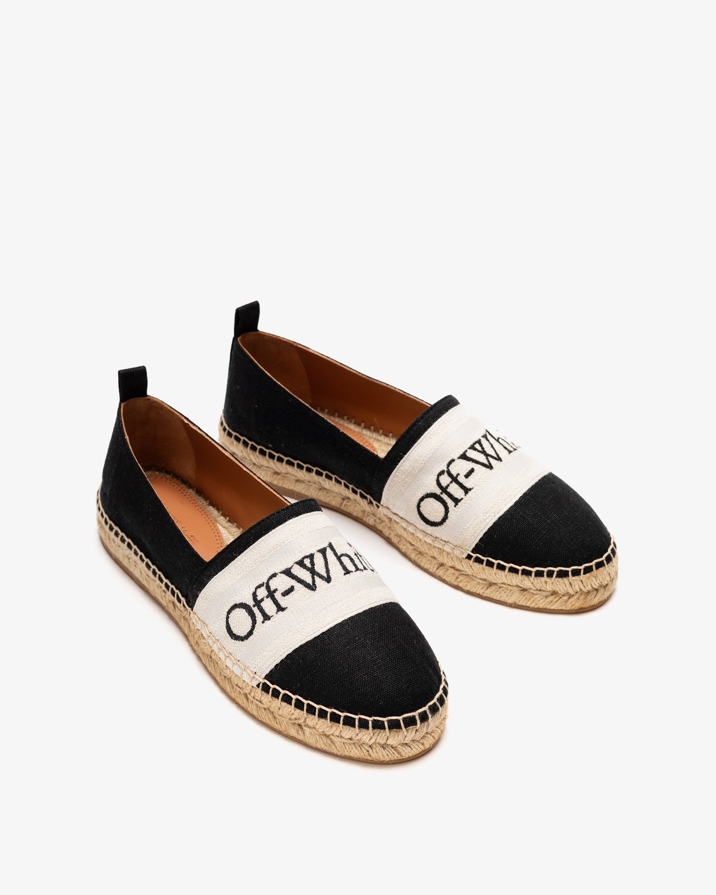 OFF-WHITE Bookish Linen Espadrillas