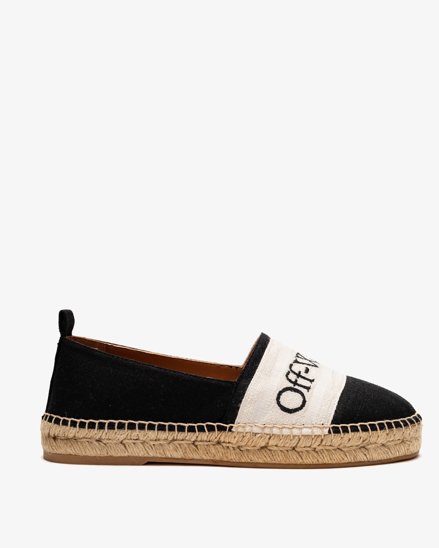 OFF-WHITE Bookish Linen Espadrillas