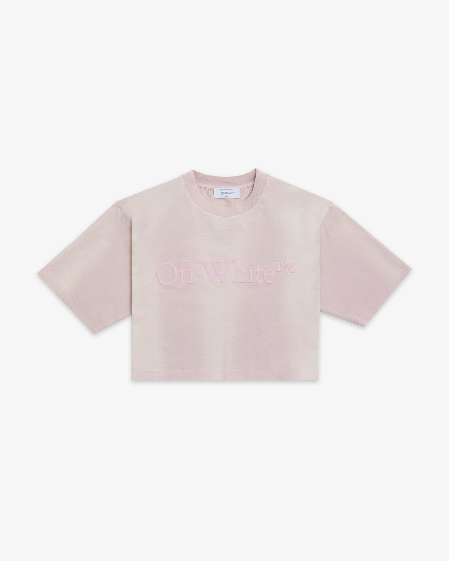 Off White Laundry Cropped Tee