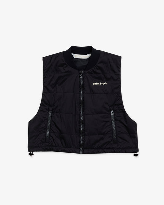 PALM ANGELS Logo Embroidered Vest