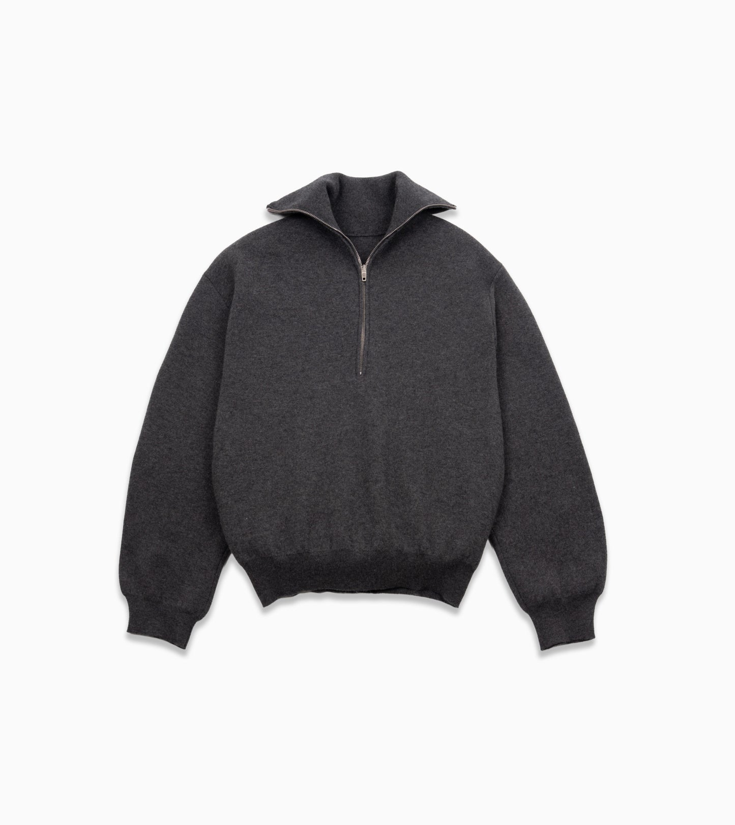 BALENCIAGA back to front TURTLENECK SWEATER GREY